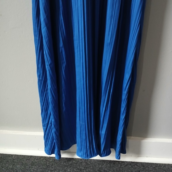 Anthropologie Women's Size Small The Thea Twofer Sweater Dress Royal Blue Maxi - Picture 4 of 16